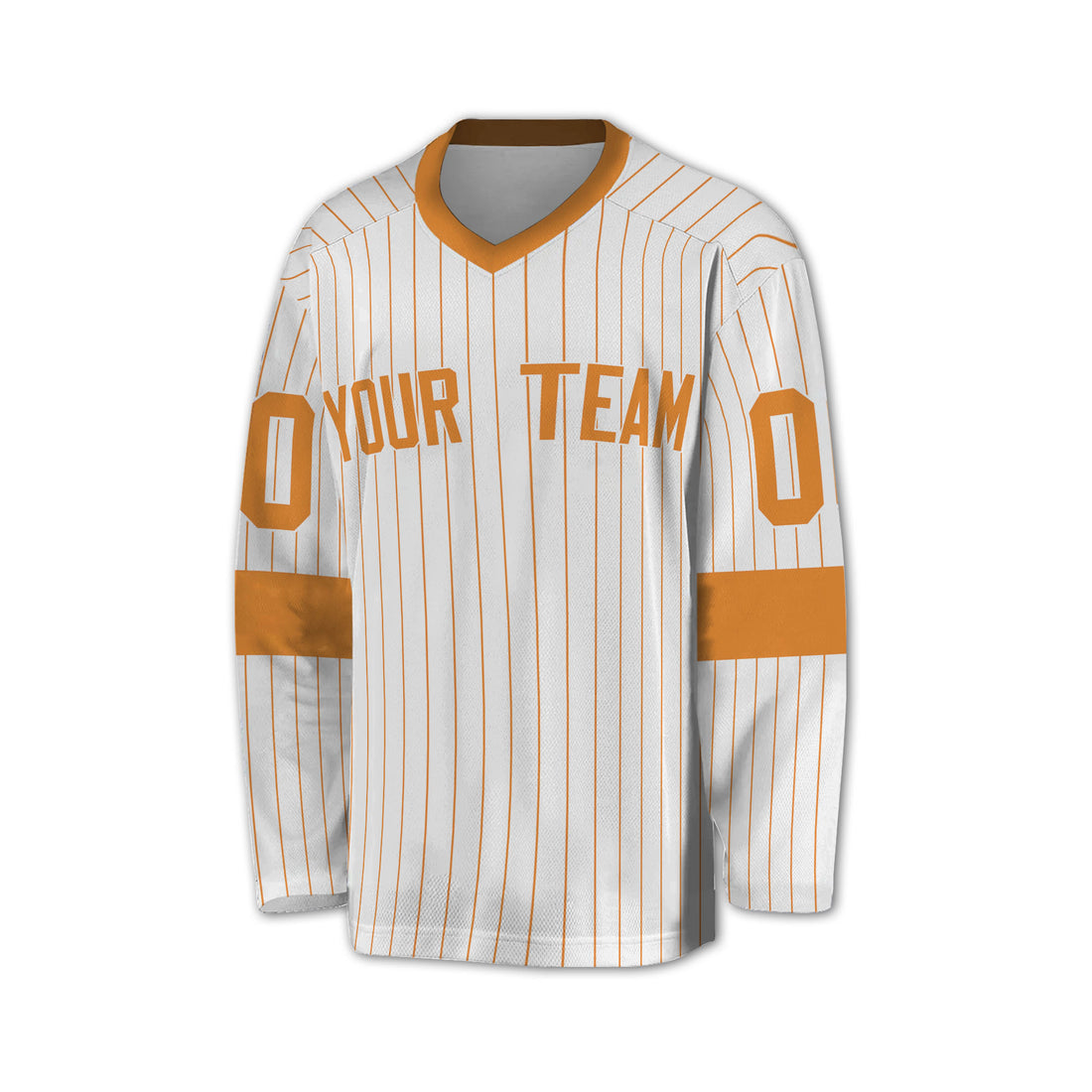 Personalize Jersey Sport Striped Awesome Orange NDA07