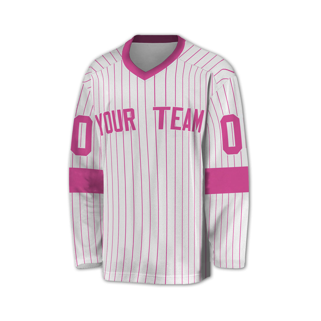 Personalize Jersey Sport Striped Awesome Pink NDA07