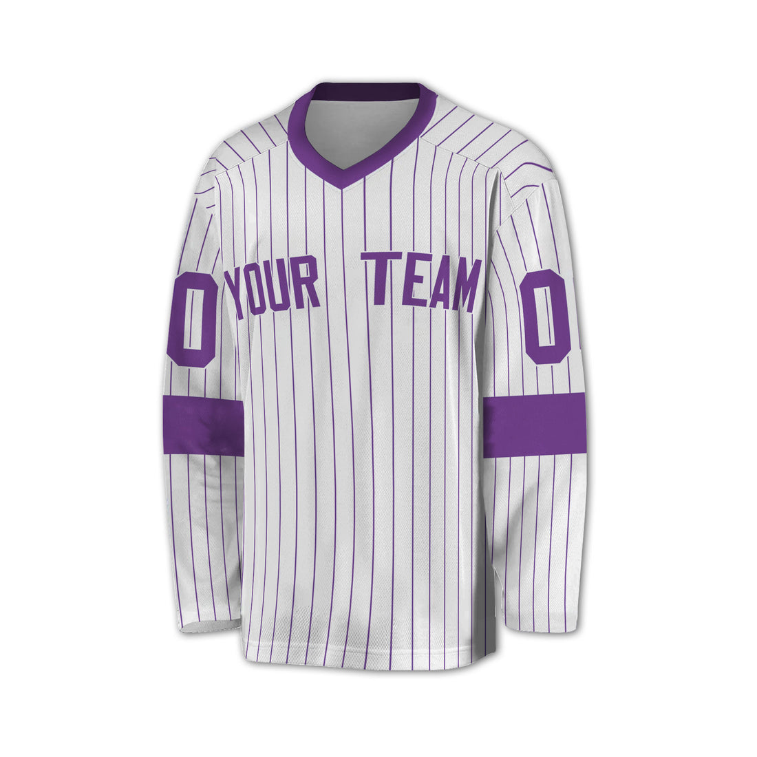 Personalize Jersey Sport Striped Awesome Purple NDA07