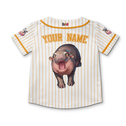 personalize-moo-deng-cute-striped-orange-baseball-jersey-i2-5387