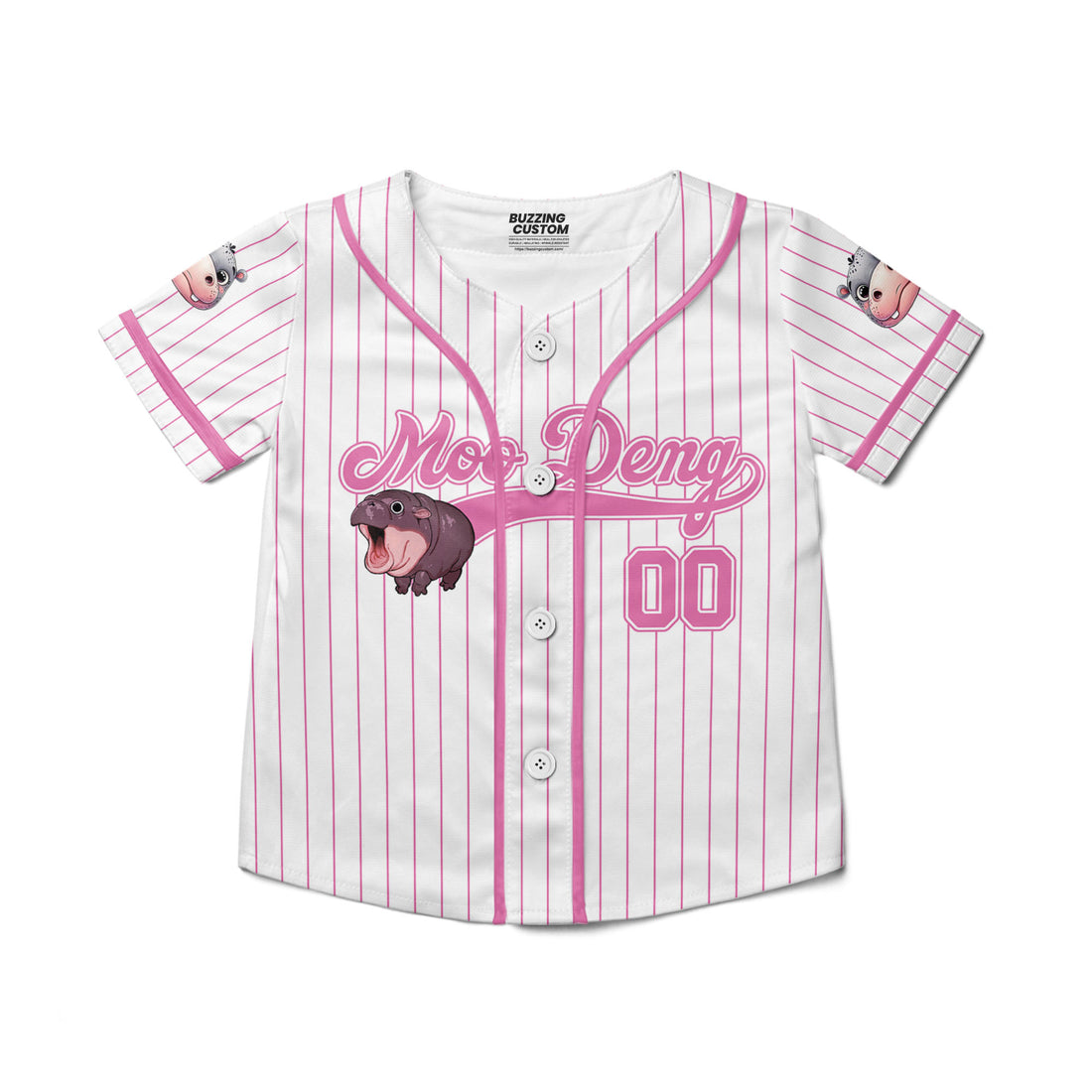 personalize-moo-deng-cute-striped-pink-baseball-jersey-i2-8482