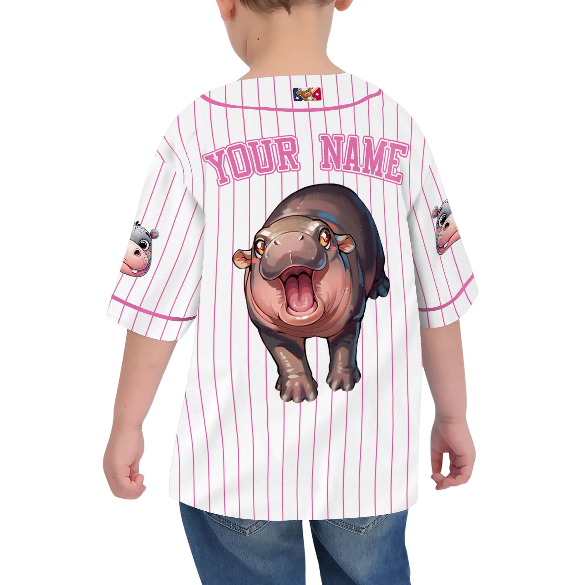 personalize-moo-deng-cute-striped-pink-baseball-jersey-i2-8482