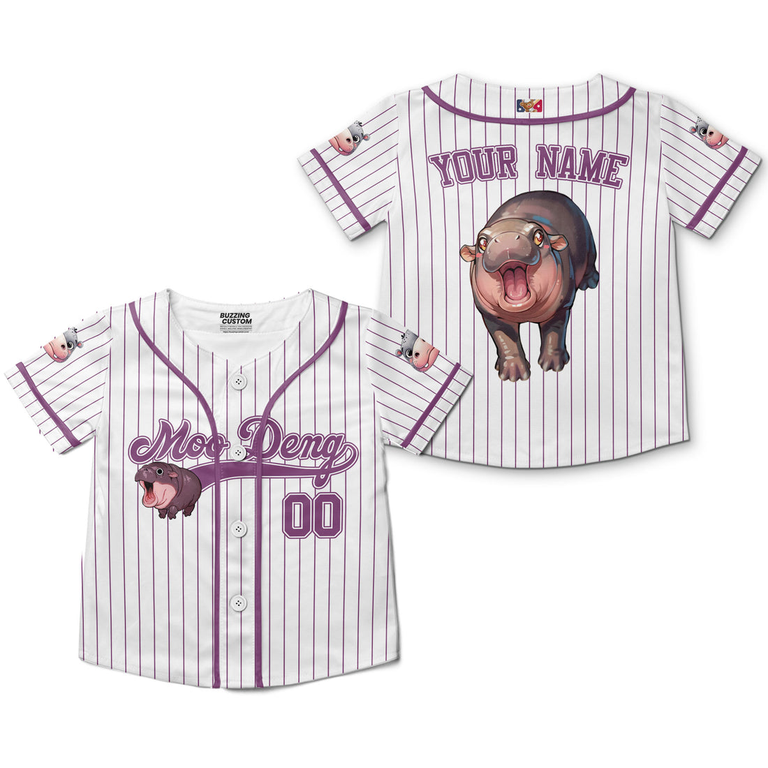personalize-moo-deng-cute-striped-purple-baseball-jersey-i2-3270