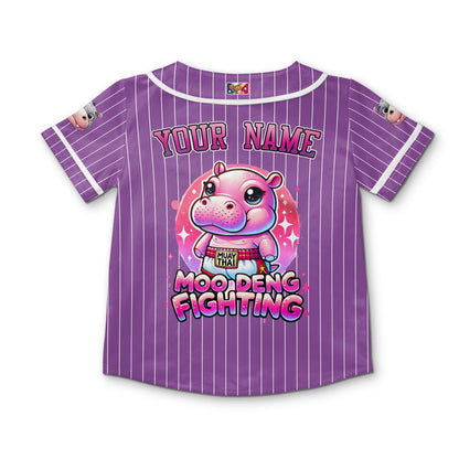 personalize-moo-deng-fighting-cute-striped-purple-pink-baseball-jersey-i2-8523