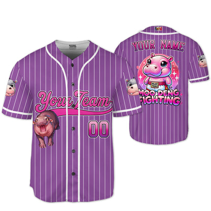 personalize-moo-deng-fighting-cute-striped-purple-pink-baseball-jersey-i2-8523