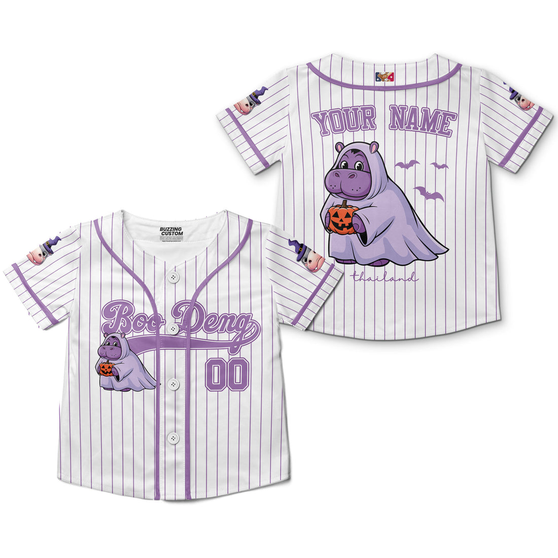 personalize-moo-deng-halloween-cute-purple-baseball-jersey-i2-8208