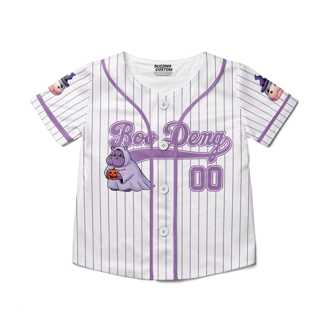 personalize-moo-deng-halloween-cute-purple-baseball-jersey-i2-8208