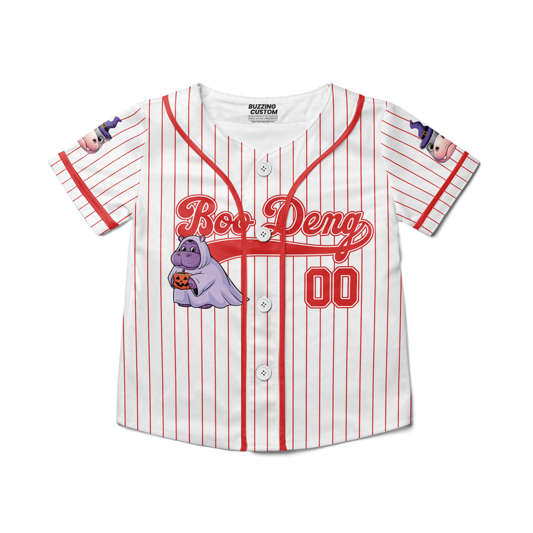 personalize-moo-deng-halloween-cute-red-baseball-jersey-i2-7305