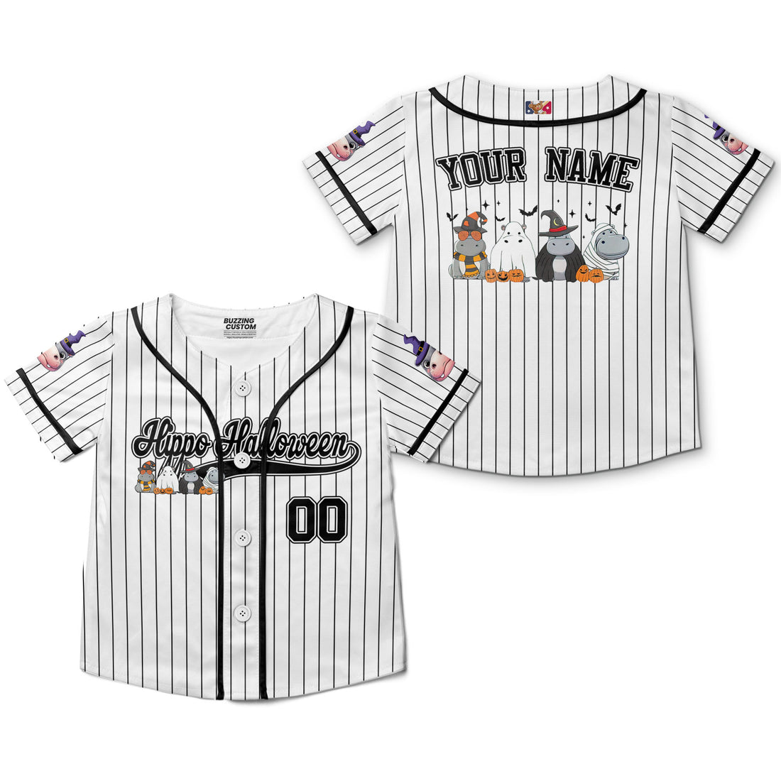personalize-moo-deng-hippo-halloween-black-baseball-jersey-i2-5886