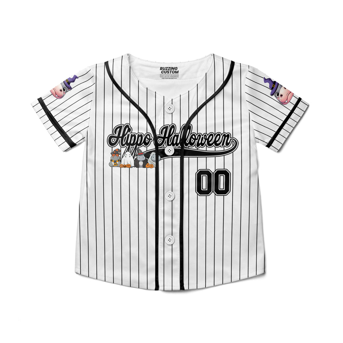 personalize-moo-deng-hippo-halloween-black-baseball-jersey-i2-5886
