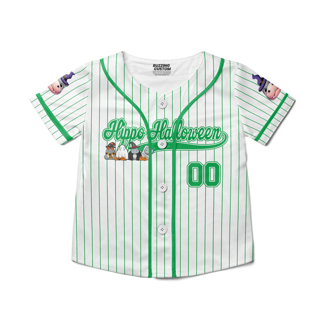 personalize-moo-deng-hippo-halloween-green-baseball-jersey-i2-4315
