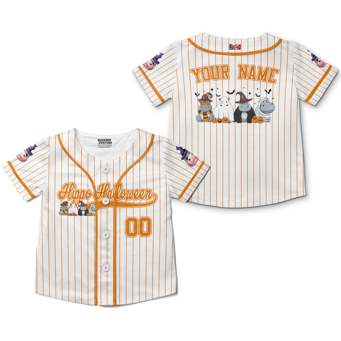 personalize-moo-deng-hippo-halloween-orange-baseball-jersey-i2-2679