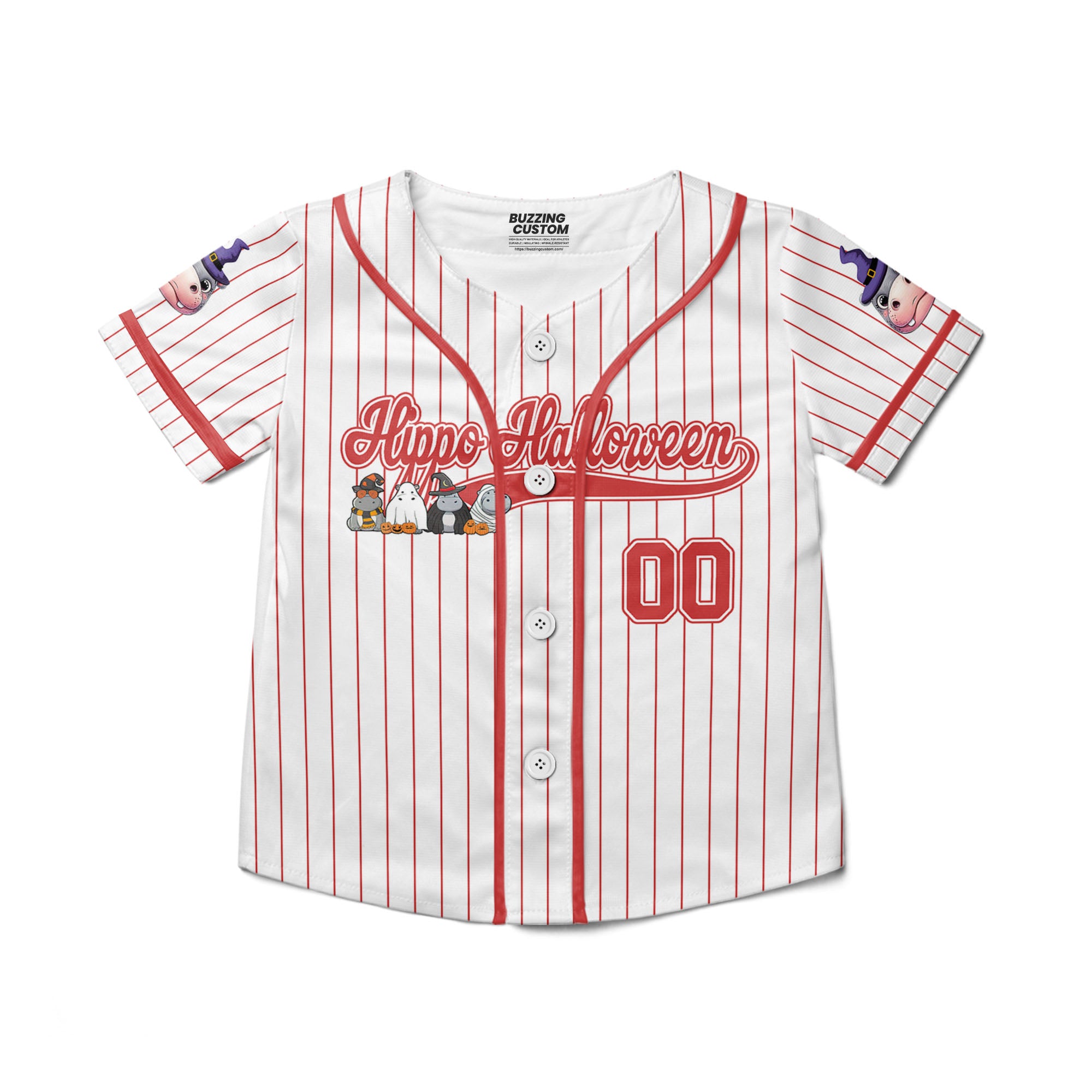 personalize-moo-deng-hippo-halloween-red-baseball-jersey-i2-4332