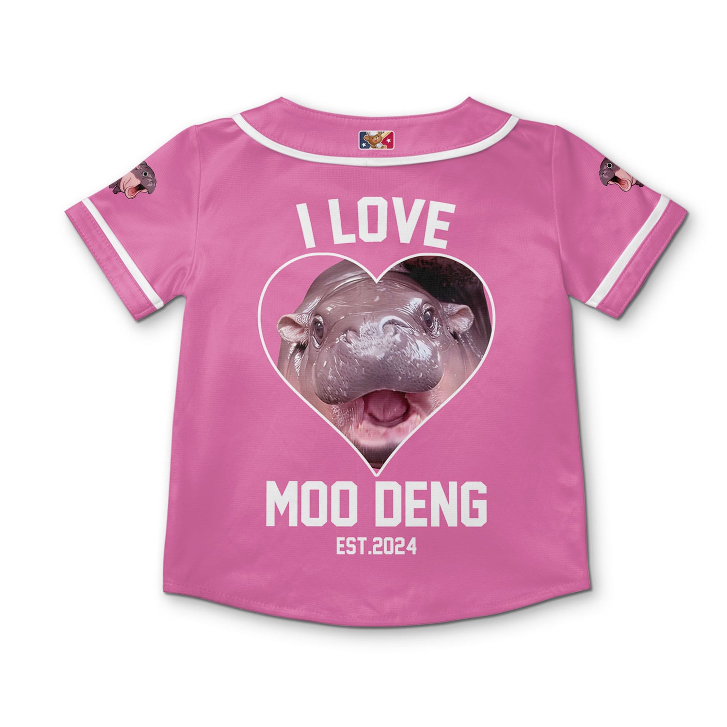 personalize-moo-deng-i-love-moo-deng-pink-baseball-jersey-i2-6204