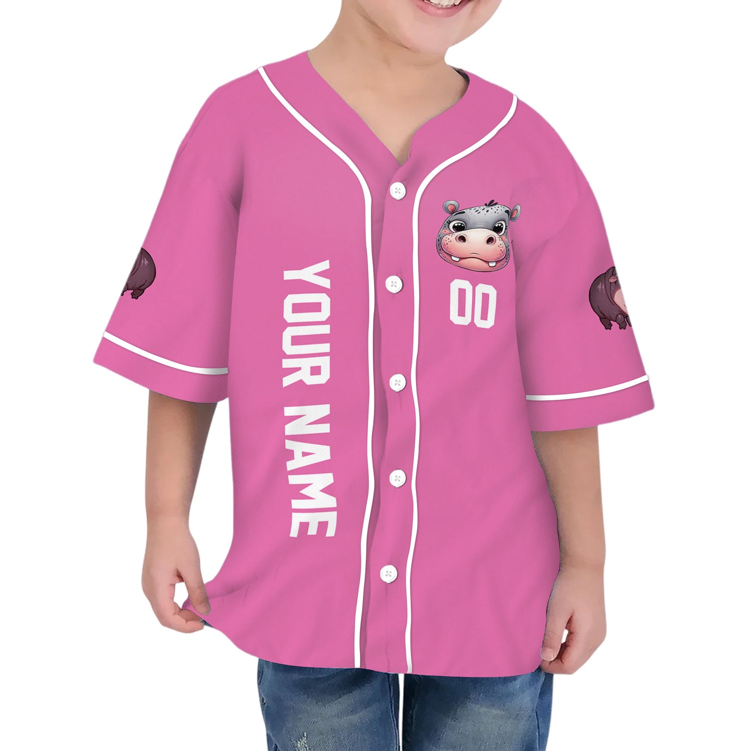 personalize-moo-deng-i-love-moo-deng-pink-baseball-jersey-i2-6204