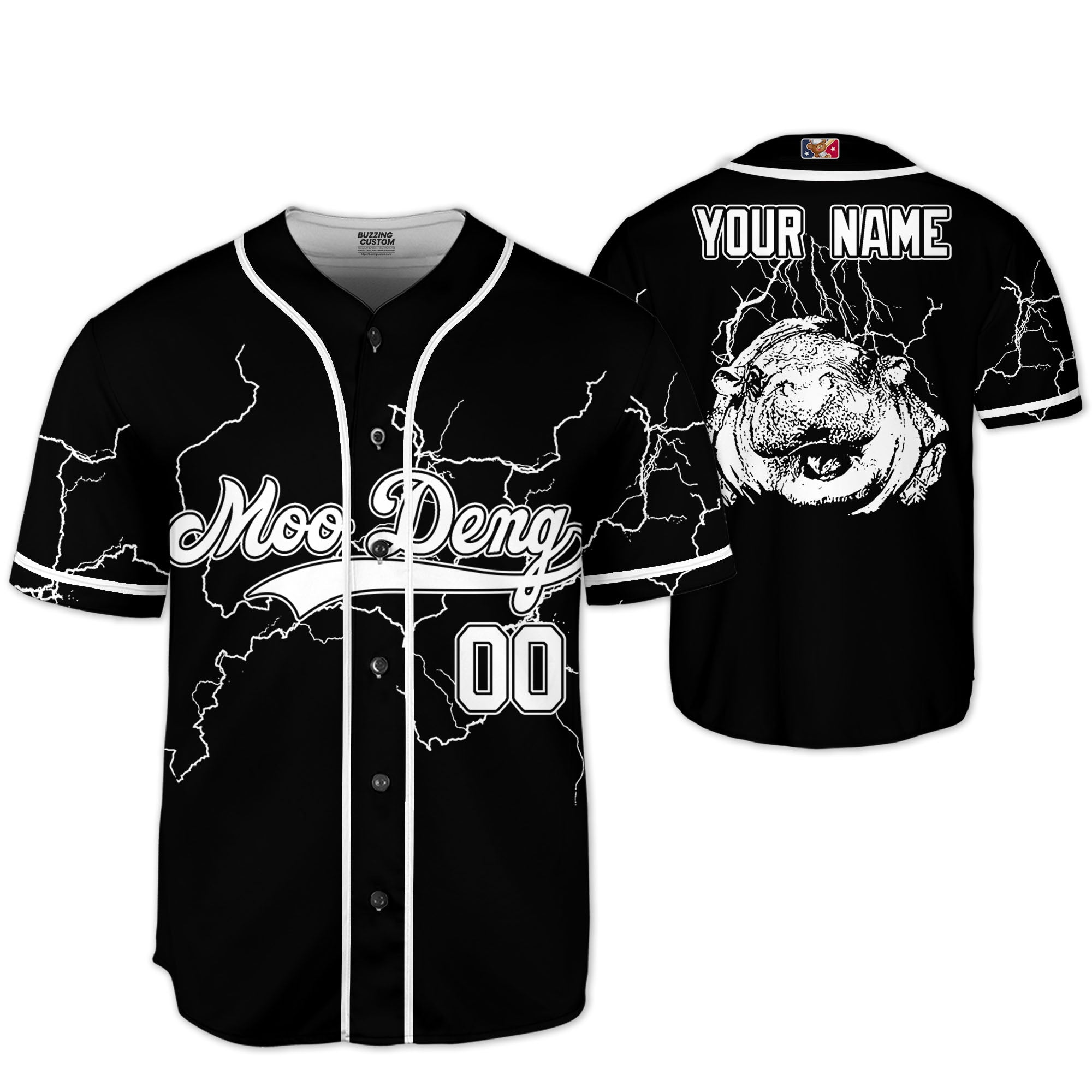 personalize-moo-deng-lightning-black-baseball-jersey-i2-9926