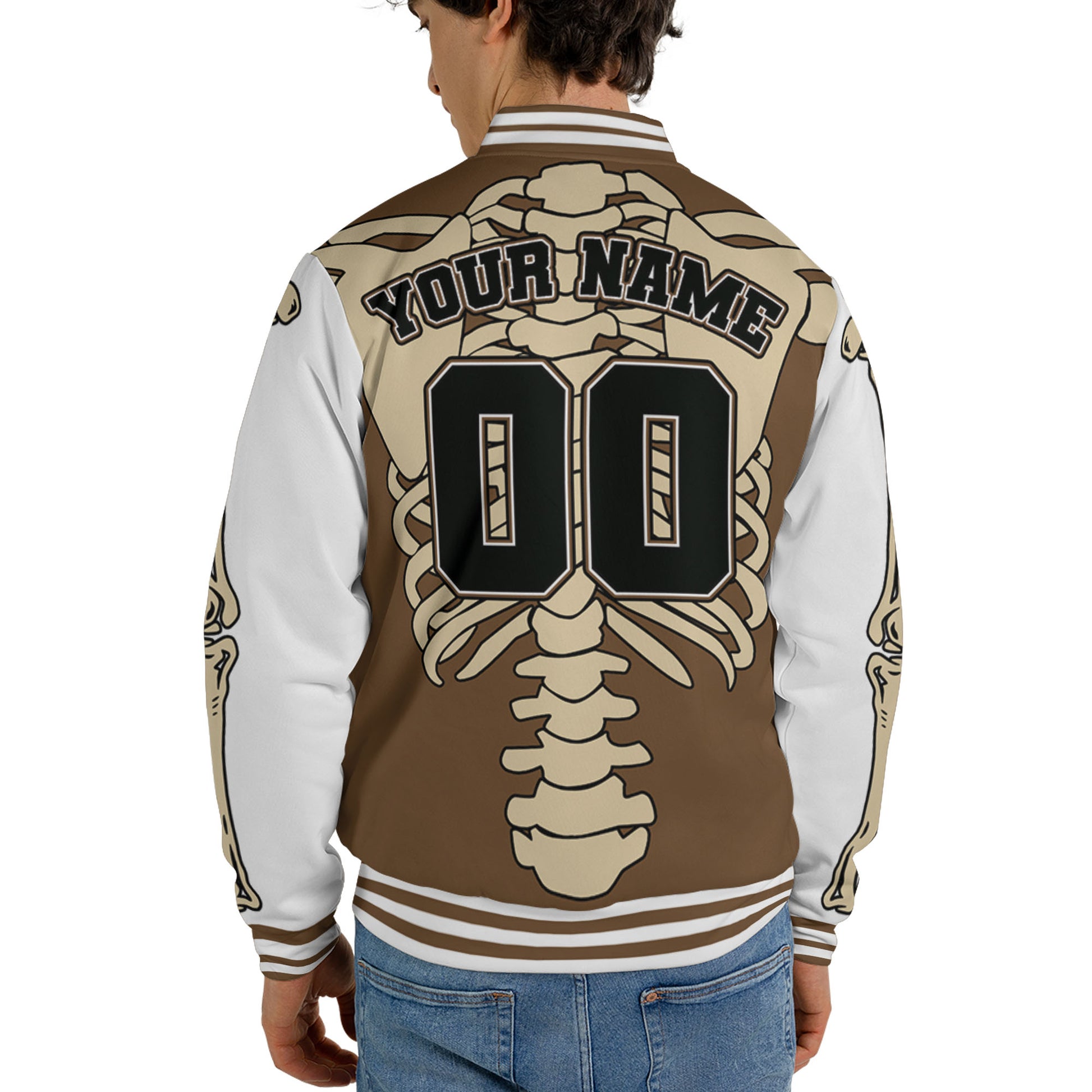 personalize-skull-skeleton-awesome-varsity-brown-nda06-2477
