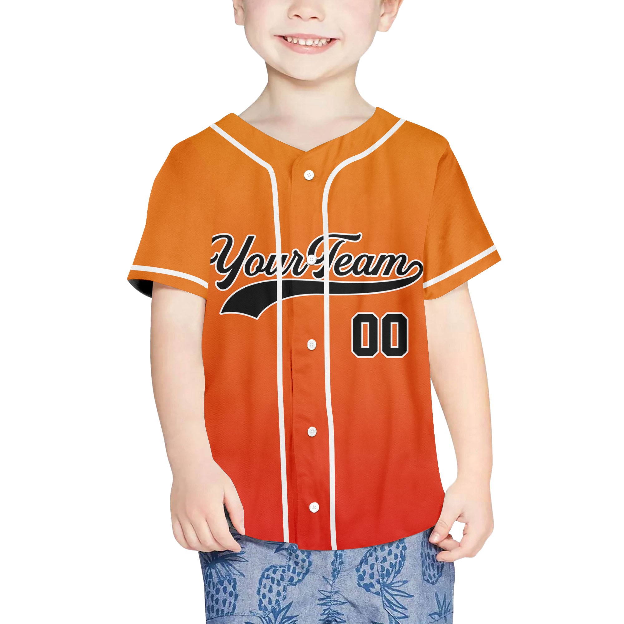 Personalize-Team-Name-And-Number-Gradient-Colorful-Style-Orange-Red