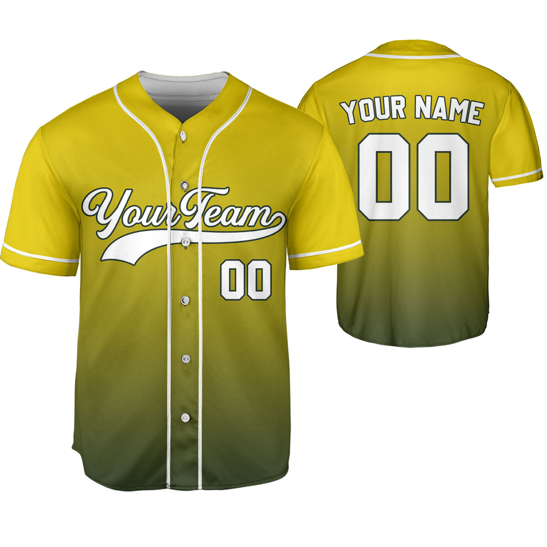 Personalize-Team-Name-And-Number-Gradient-Colorful-Style-Yellow-Forest-Green