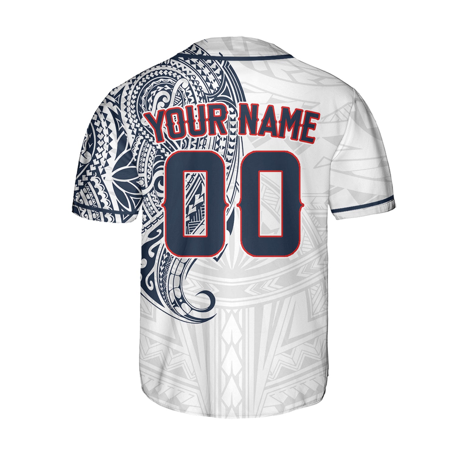 Personalize-Team-Name-And-Number-Maori-Tribal-White-Navy-Baseball-Jersey