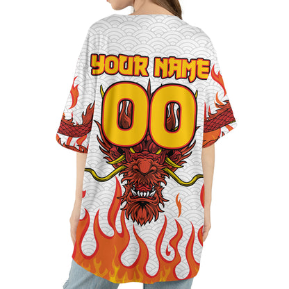 Personalize-Team-Name-And-Number-Mystical-Dragon-White--Baseball-Jersey