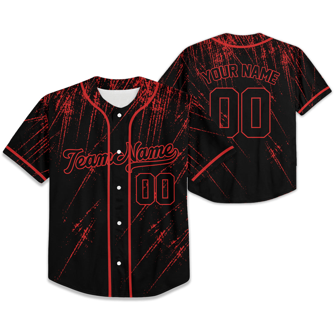 Personalize-Team-Name-And-Number-Painting-Brush-Stroke-Red