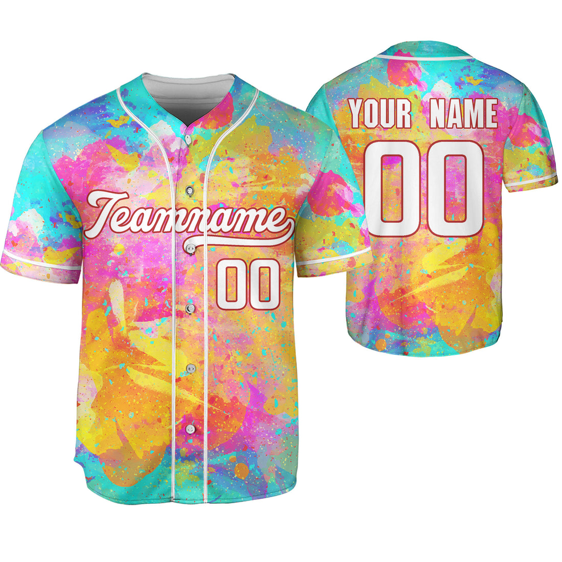 Personalize-Team-Name-And-Number-Painting-Colorful