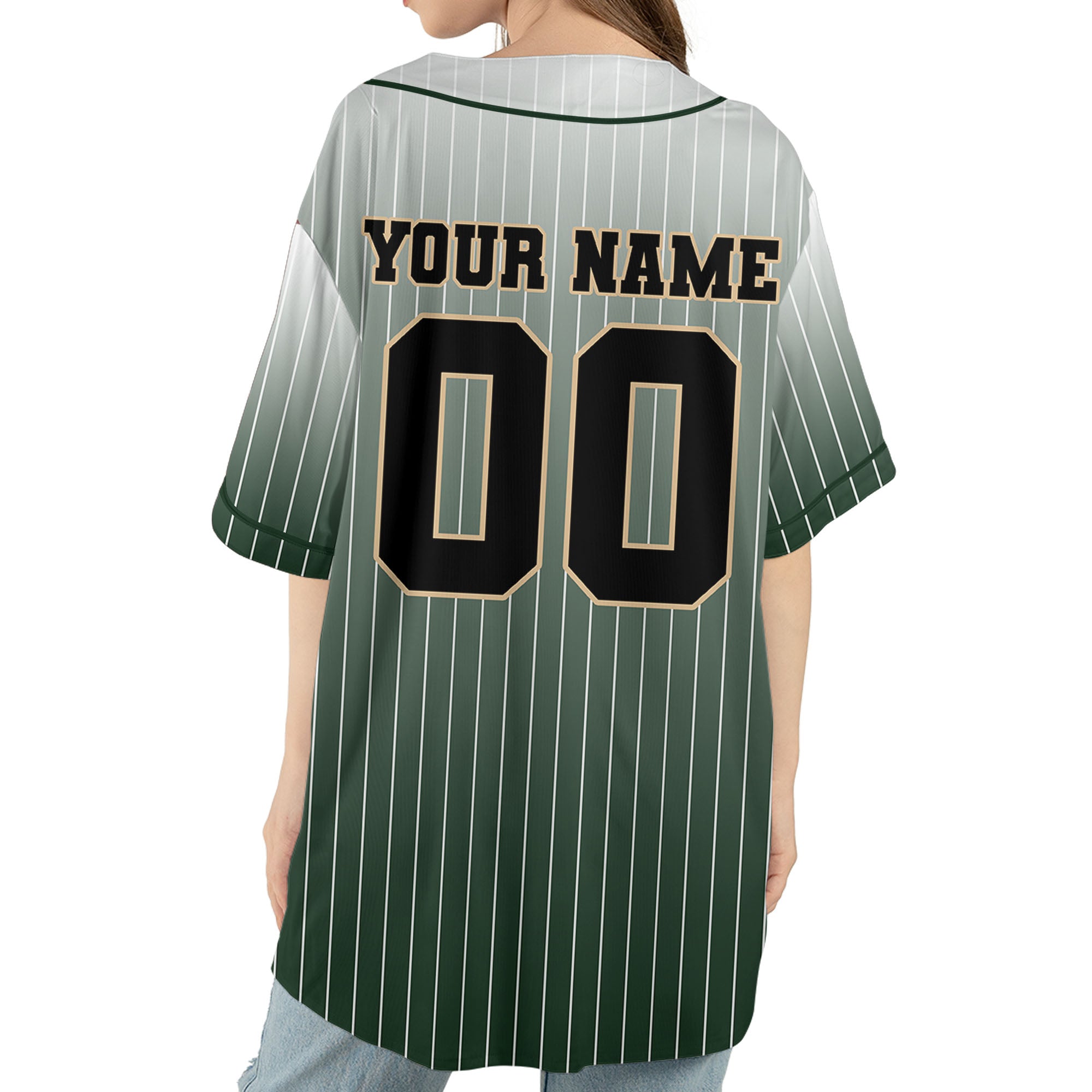 Personalize-Team-Name-And-Number-Striped-Gradient-Awesome-Green-White