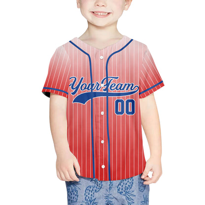 Personalize-Team-Name-And-Number-Striped-Gradient-Awesome-Red-White
