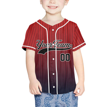 Personalize-Team-Name-And-Number-Striped-Gradient-Colorful-Red-Dark-Blue