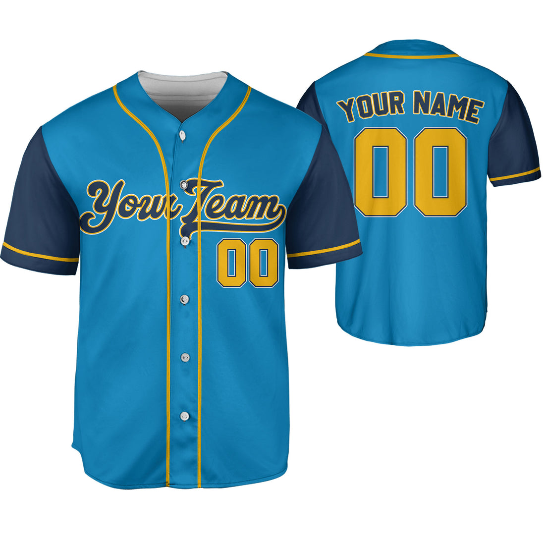 Personalize-Team-Name-Baseball-Sport-Awesome-Blue-Navy