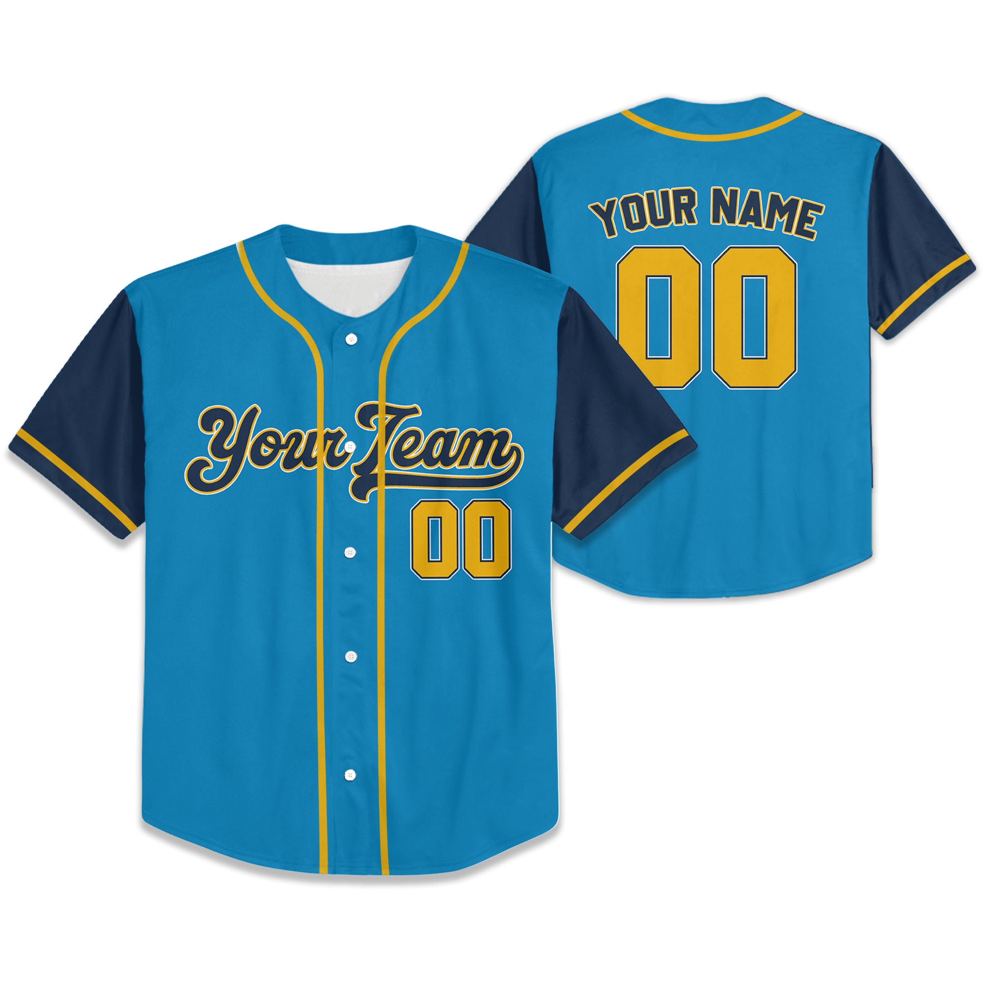 Personalize-Team-Name-Baseball-Sport-Awesome-Blue-Navy