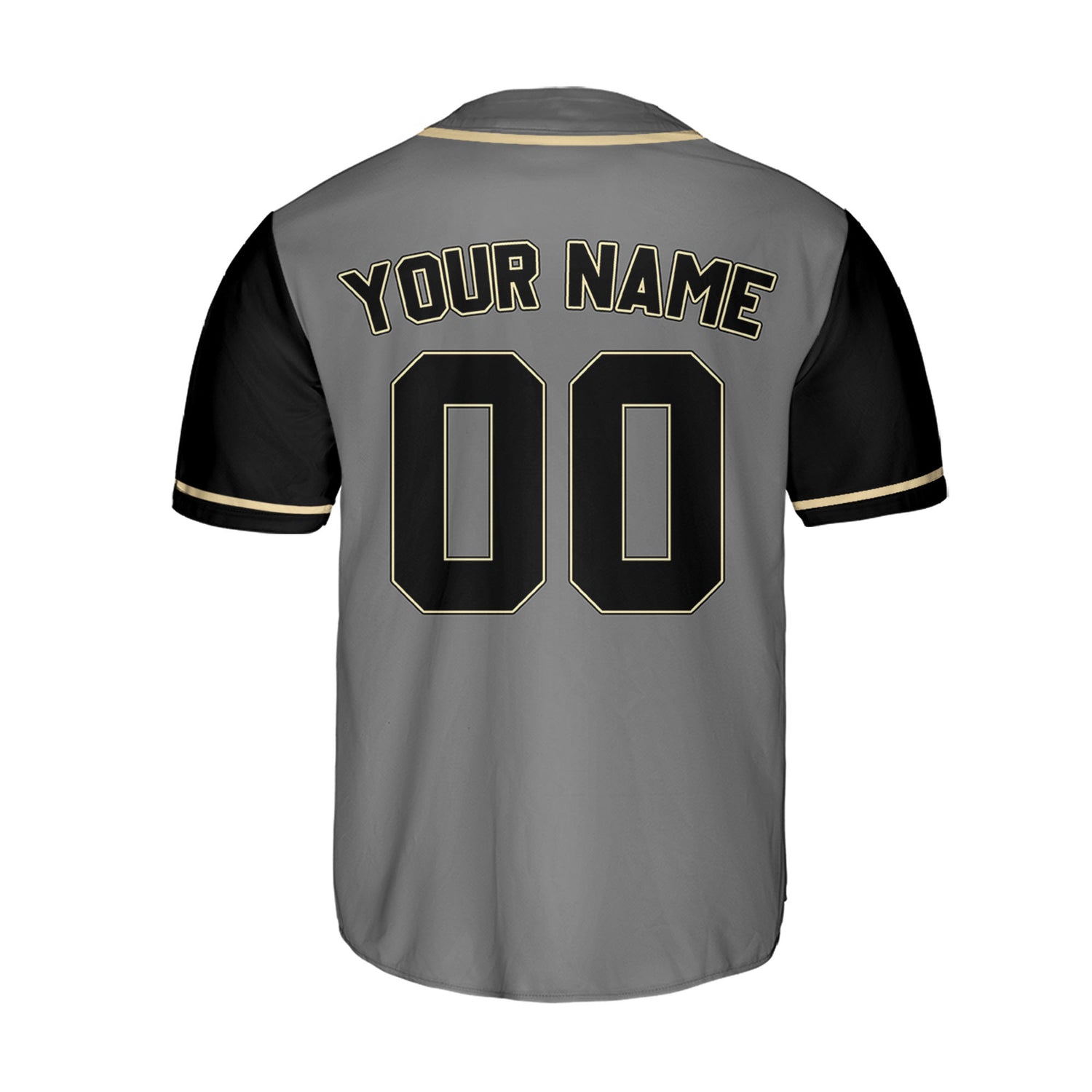 Personalize-Team-Name-Baseball-Sport-Awesome-Grey-Black