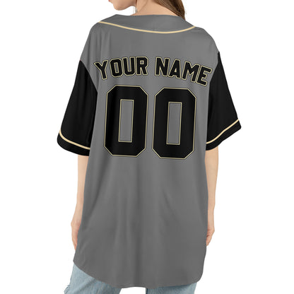 Personalize-Team-Name-Baseball-Sport-Awesome-Grey-Black