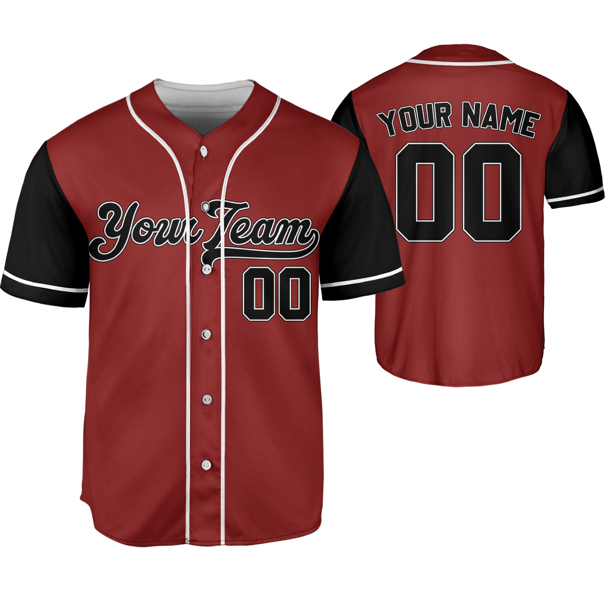 Personalize-Team-Name-Baseball-Sport-Awesome-Maroon-Black