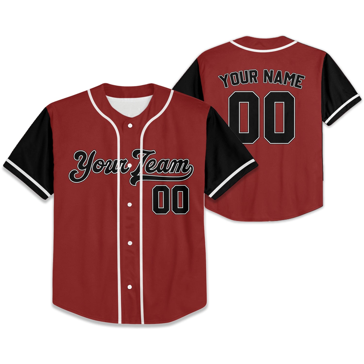 Personalize-Team-Name-Baseball-Sport-Awesome-Maroon-Black