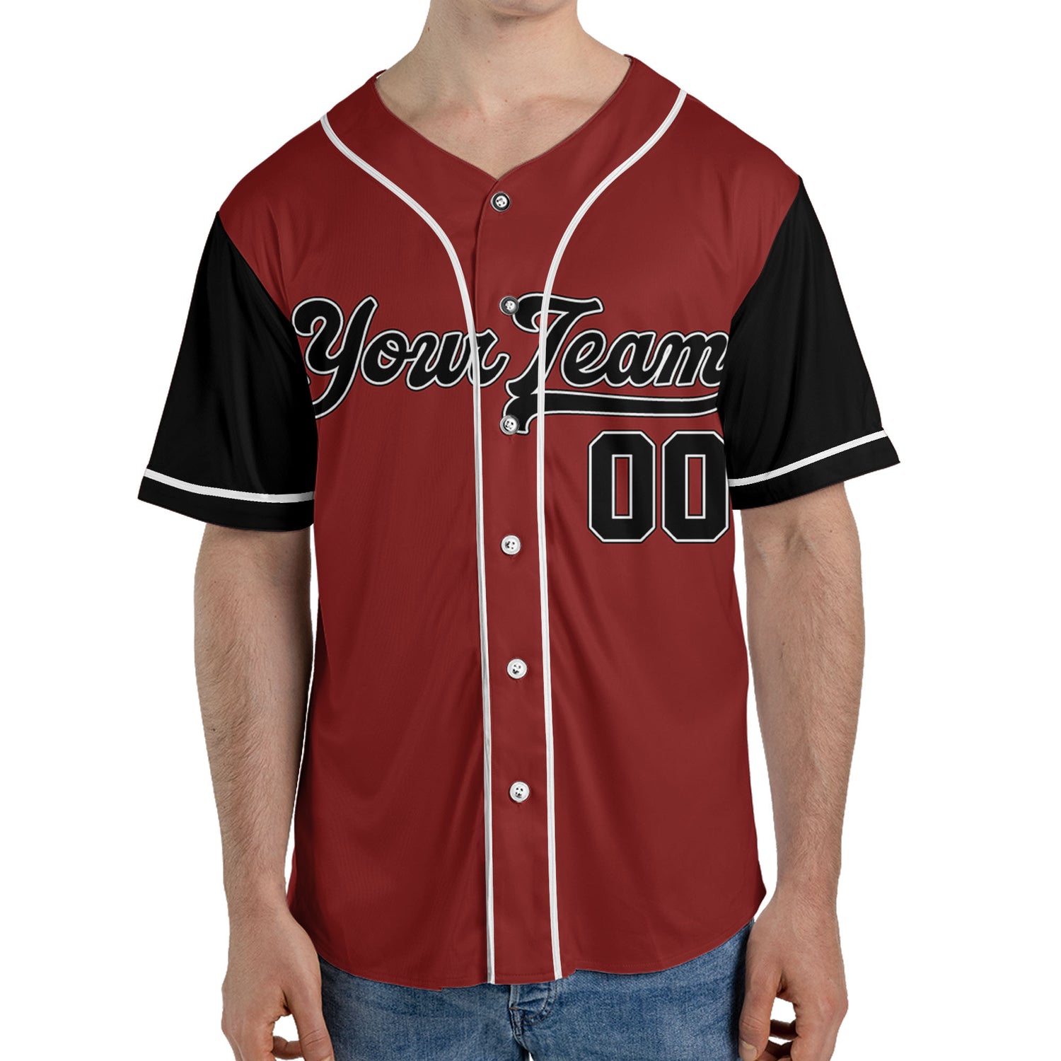 Personalize-Team-Name-Baseball-Sport-Awesome-Maroon-Black