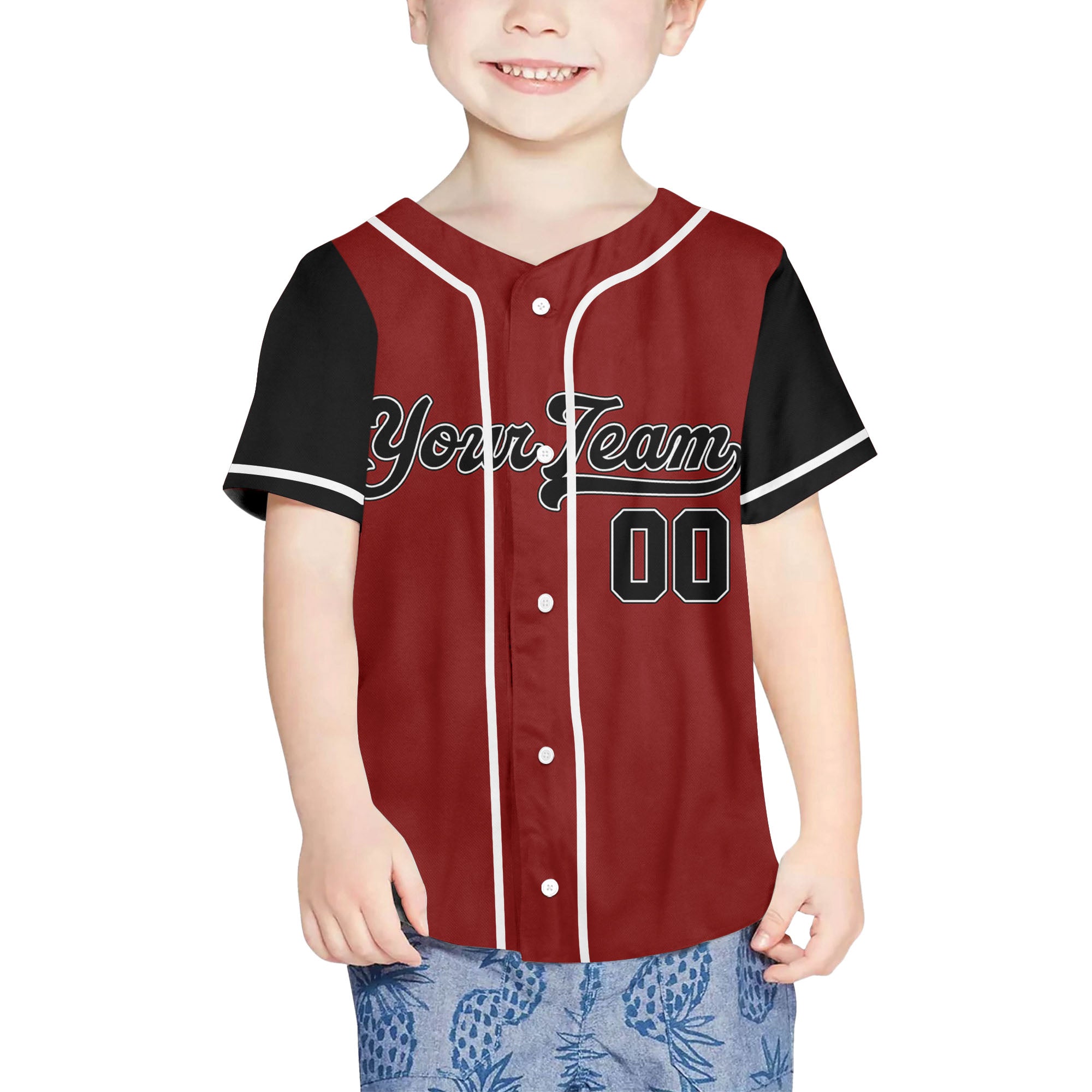 Personalize-Team-Name-Baseball-Sport-Awesome-Maroon-Black