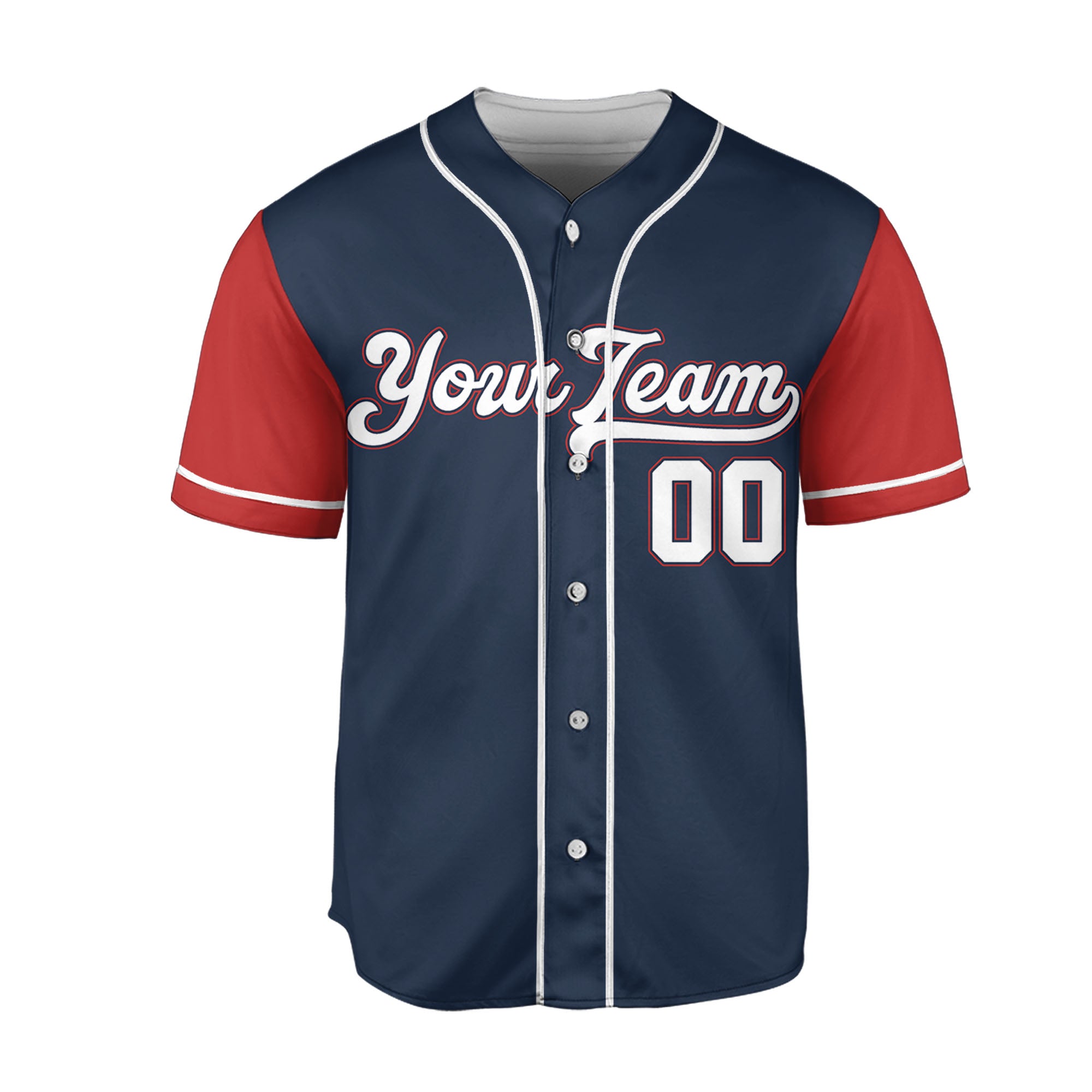 Personalize-Team-Name-Baseball-Sport-Awesome-Navy-Red