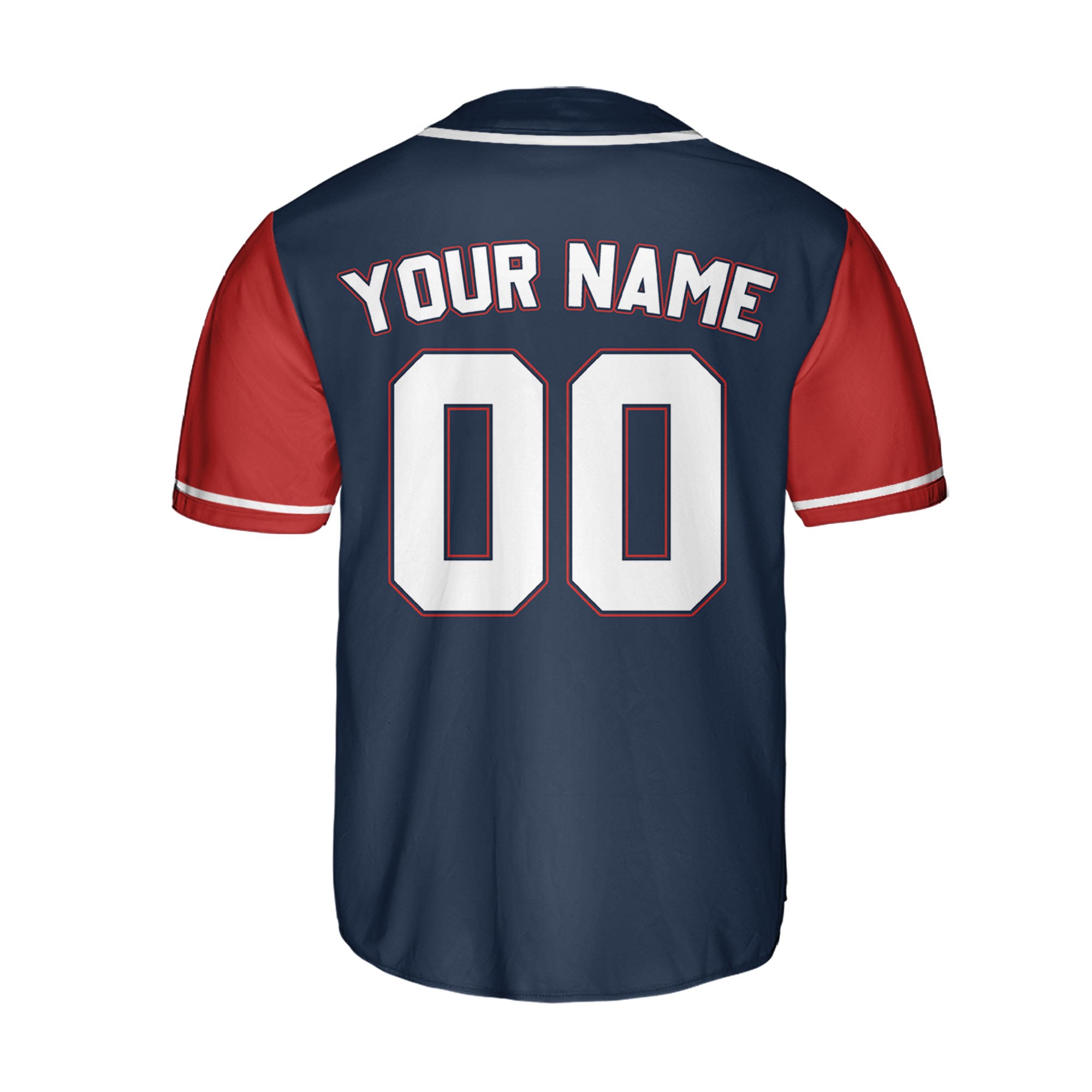 Personalize-Team-Name-Baseball-Sport-Awesome-Navy-Red