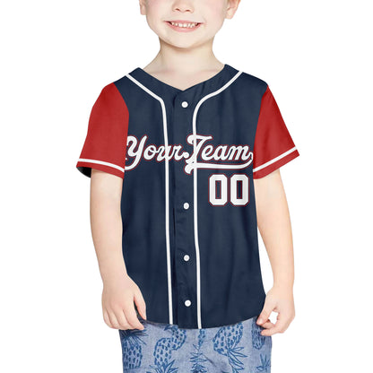 Personalize-Team-Name-Baseball-Sport-Awesome-Navy-Red