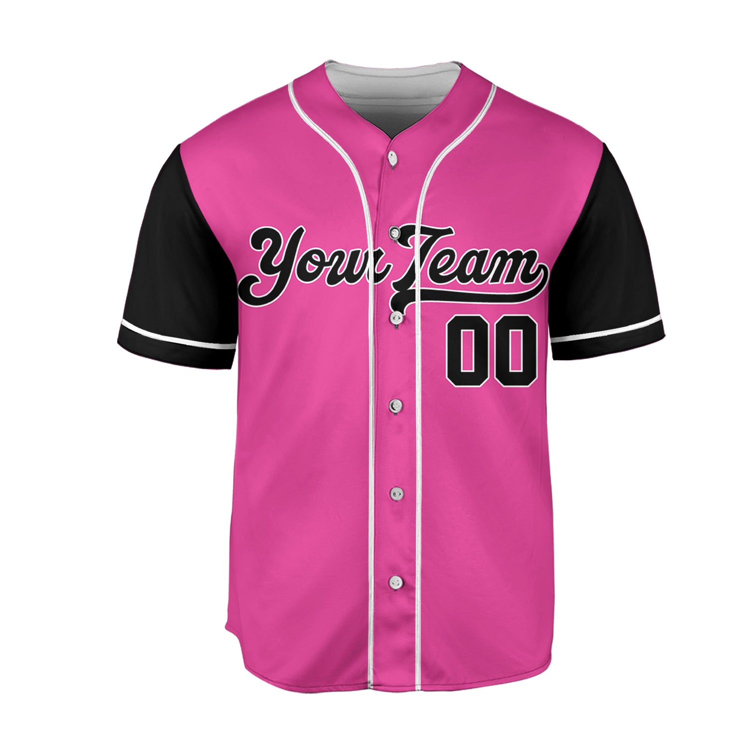 Personalize-Team-Name-Baseball-Sport-Awesome-Pink-Black