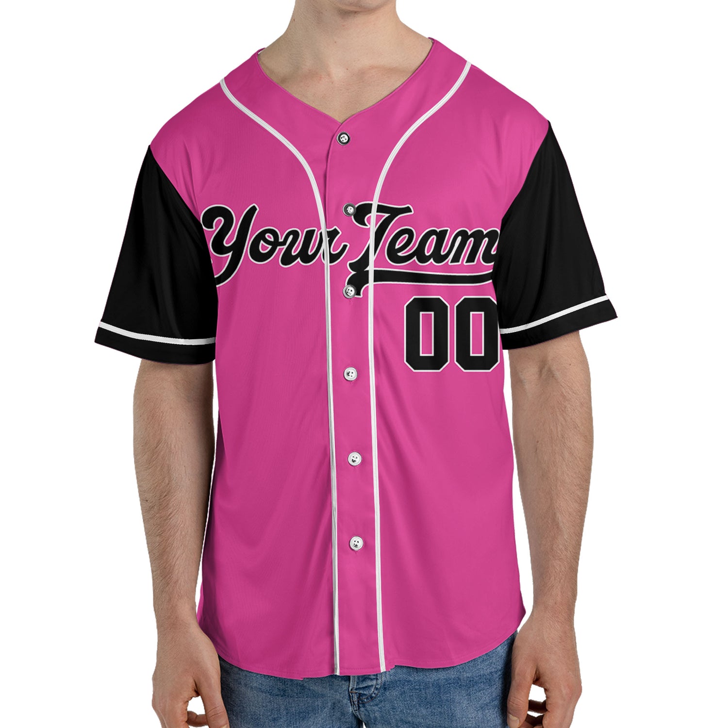 Personalize-Team-Name-Baseball-Sport-Awesome-Pink-Black