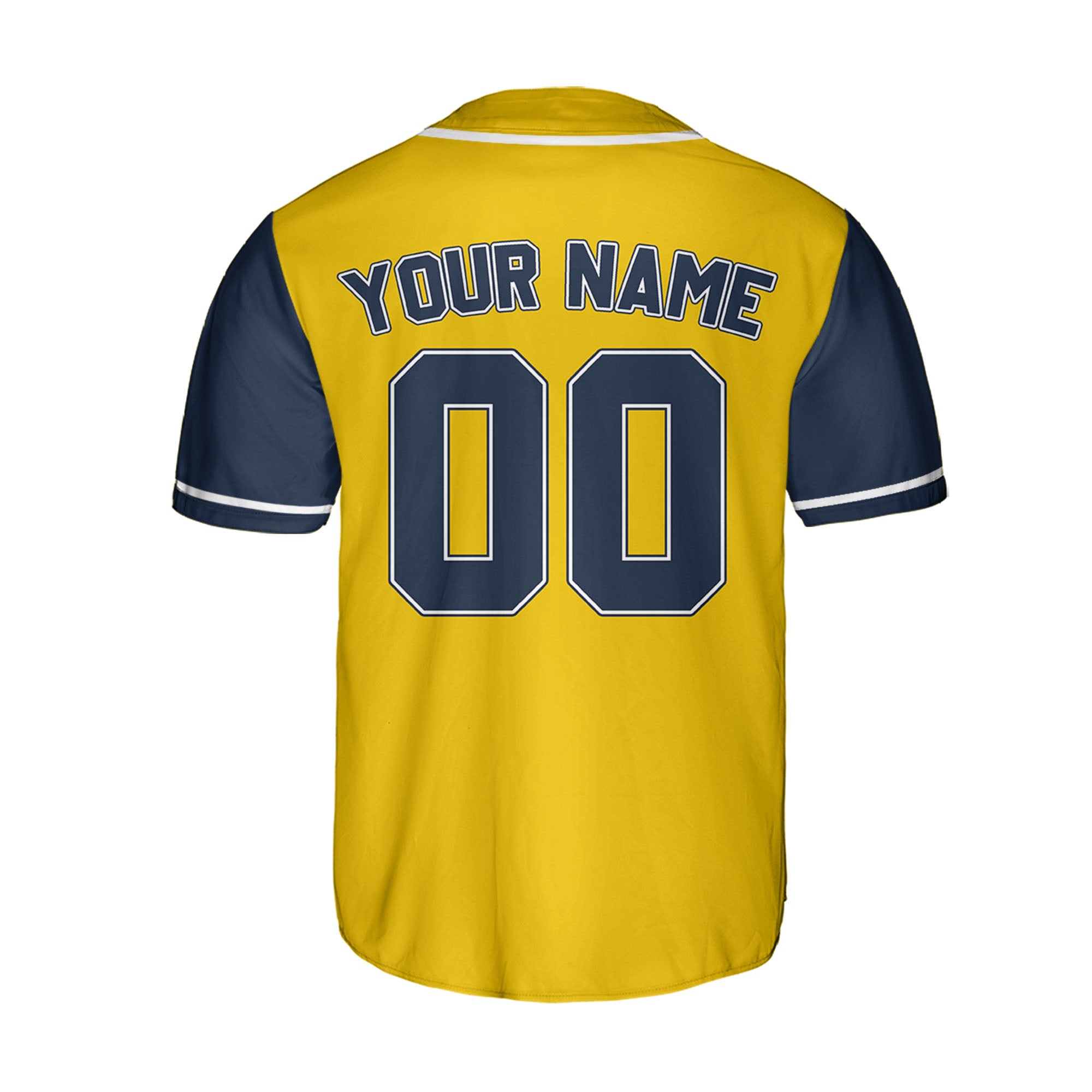 Personalize-Team-Name-Baseball-Sport-Awesome-Yellow-Navy