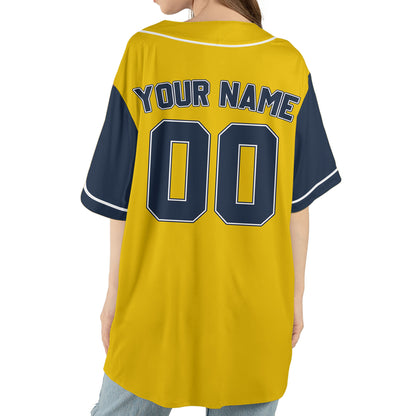 Personalize-Team-Name-Baseball-Sport-Awesome-Yellow-Navy