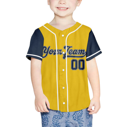 Personalize-Team-Name-Baseball-Sport-Awesome-Yellow-Navy