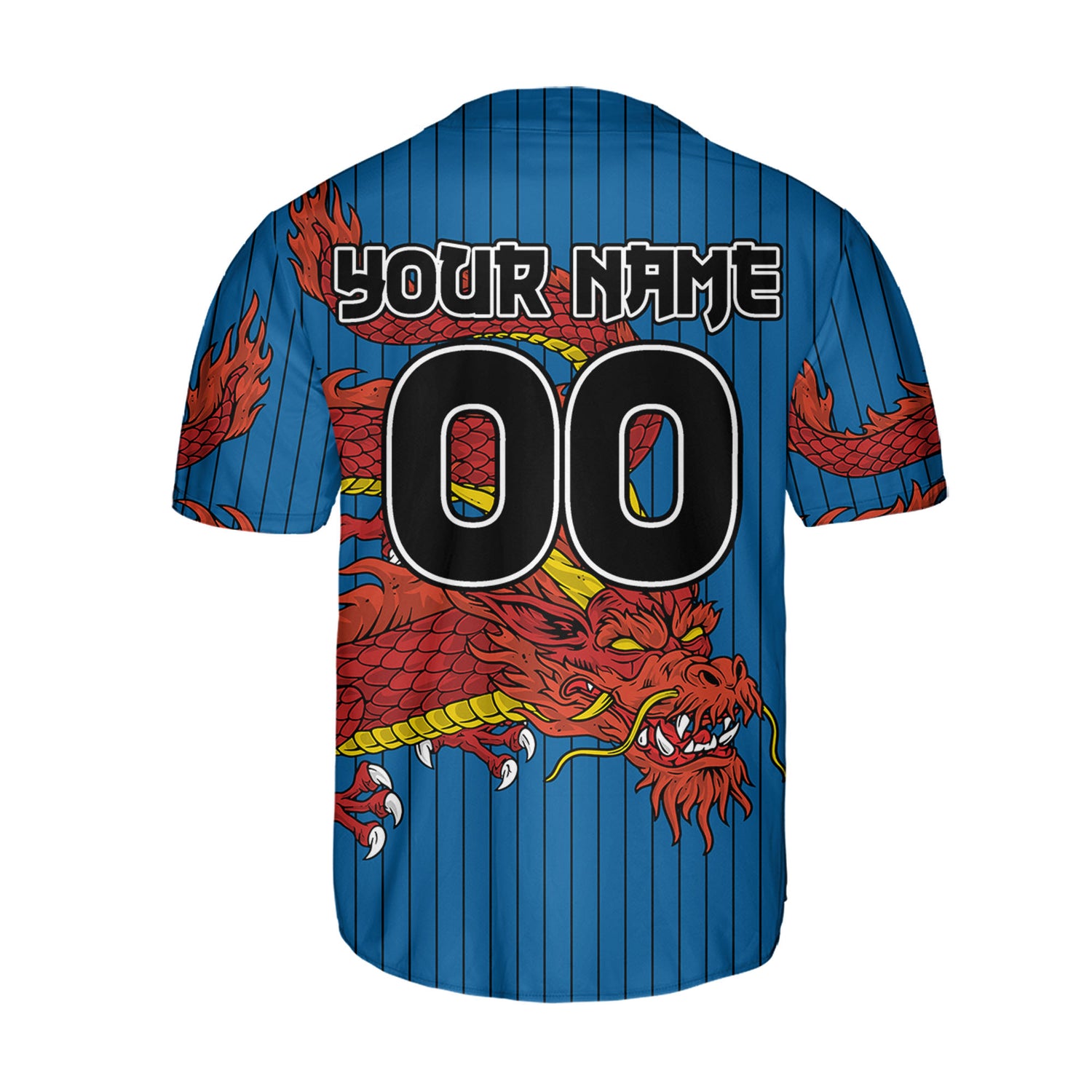 Personalize-Team-Name-Devilish-Dragon-Striped-Blue-Color-Baseball-Jersey
