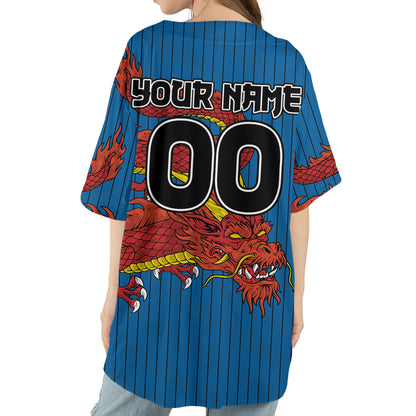 Personalize-Team-Name-Devilish-Dragon-Striped-Blue-Color-Baseball-Jersey