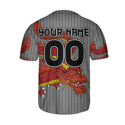 Personalize-Team-Name-Devilish-Dragon-Striped-Grey-Color-Baseball-Jersey