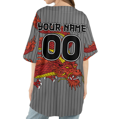 Personalize-Team-Name-Devilish-Dragon-Striped-Grey-Color-Baseball-Jersey